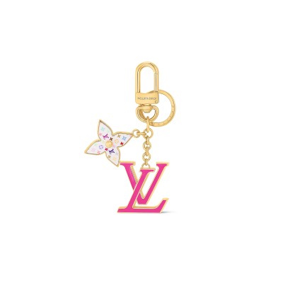 LOUIS VUITTON LV X TM LV ICONIC MONOGRAM MULTICOLOR KEY HOLDER M02466